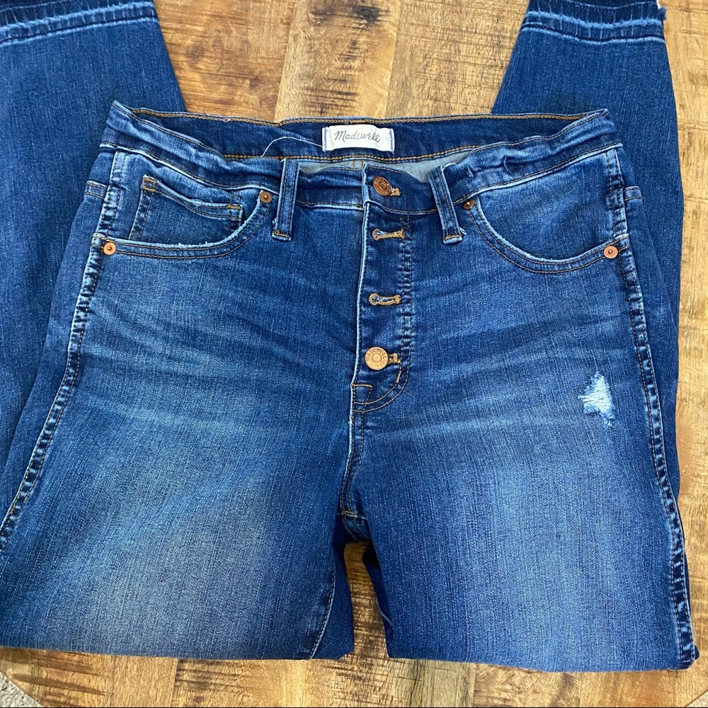 ✨Madewell Button Front Jeans